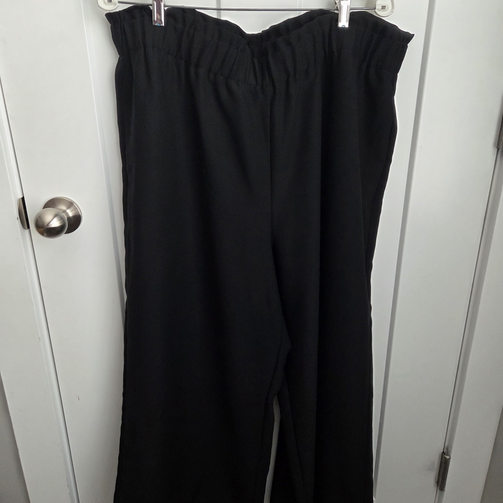 Ann Taylor Black Wide Leg Pants